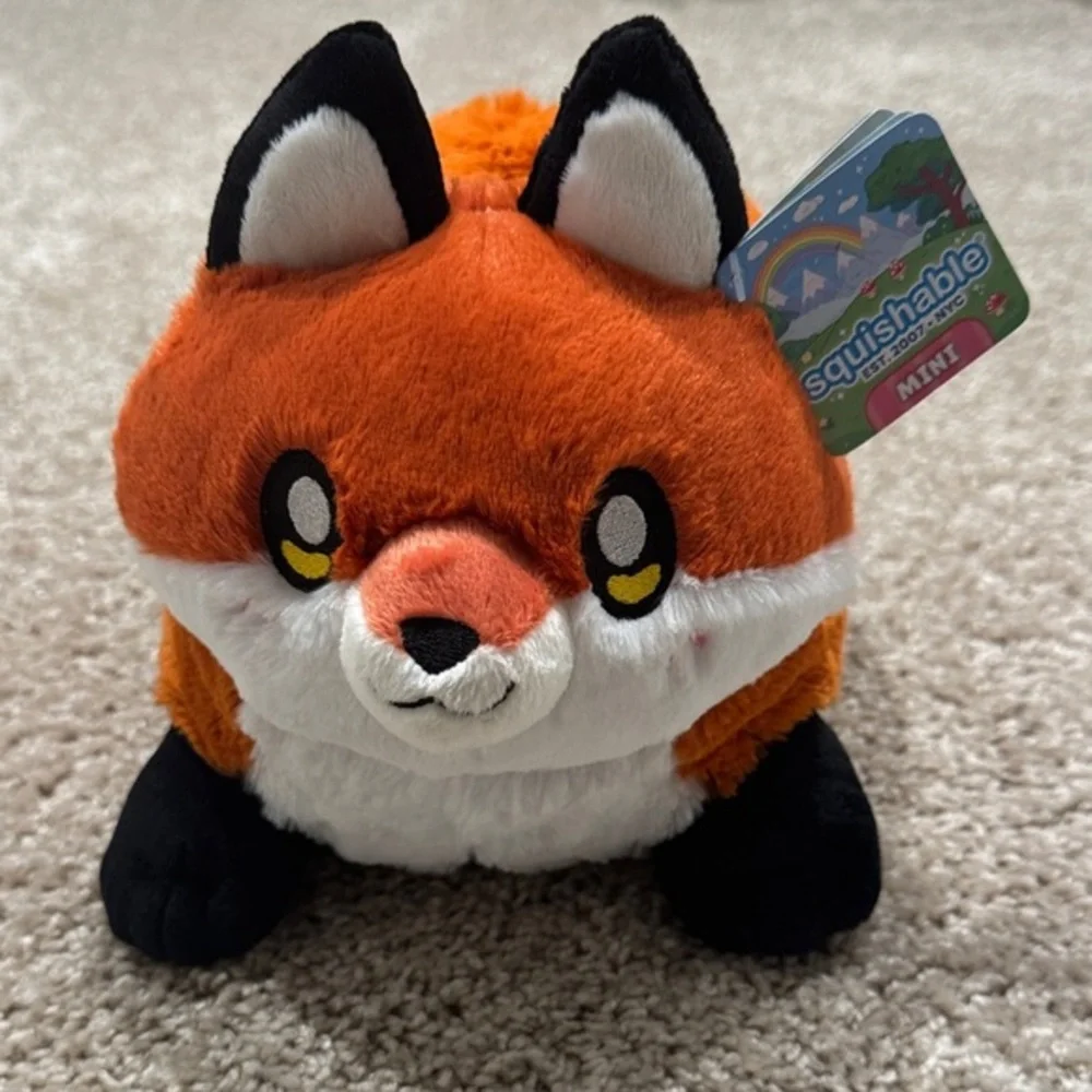Squishable Mini Fox Plush - Orange & White Cute Stuffed Animal